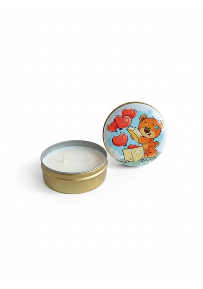 Boho Bloom Gül & Yasemin Kokulu El Yapımı Soya Mumu Happy Blaze Candle Çok Renkli