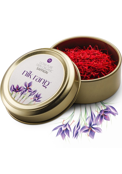 Nik Rang 2 Gr Premium %100 Saf İran Safranı Süper Negin Kalite 2 Gr Katkısız, Doğal Renk Ve Aroma