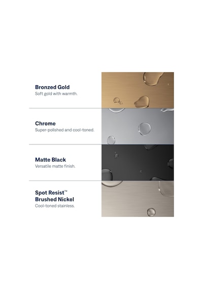 Moen Revyl Bronz Altın Tek Kolu Tek Delikli Modern Banyo Lavabo B Diğer