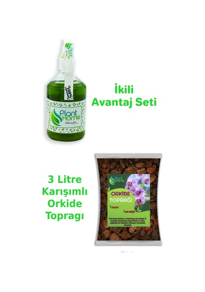Palnthome Powermix Bitki Besini Ve 3 Litre Orkide Toprağı Set Diğer