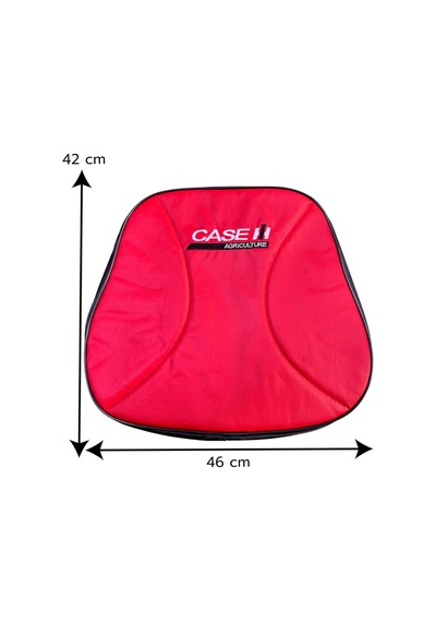 Case Ih Traktör Koltuk Kılıfı Kırmızı Süngerli Kabinli Tüm Modellere Uyumlu Kılıf
