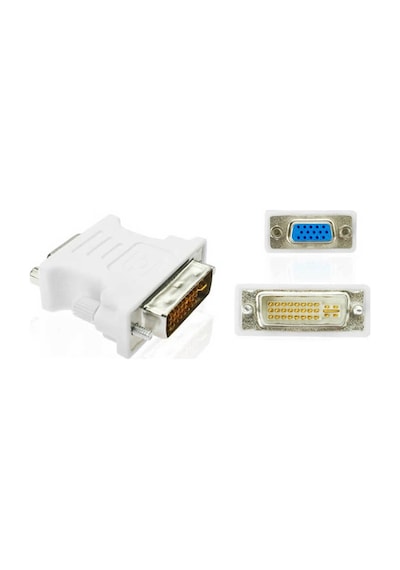 Dvi 24+5 Erkek To Vga Dişi Çevirici Dönüştürücü Adaptör (533632467)
