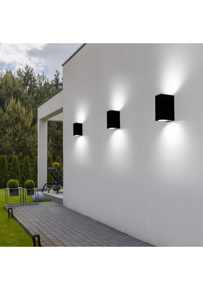 Elektrikle Çalışır, 10 Watt Kendinden Ledli, 4200 Kelvin Ilık Beyaz Işık İç Ve Dış Mekan Led Aplik Sıcak Beyaz