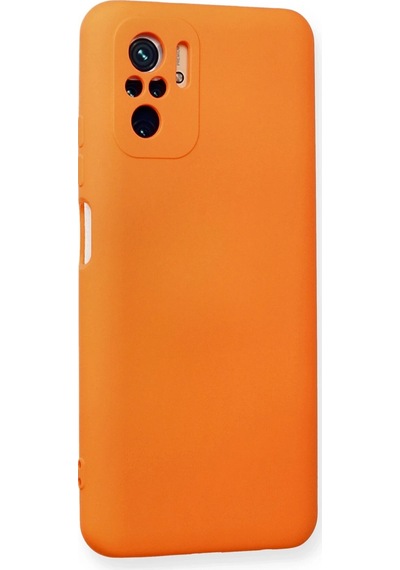 Uryport Xiaomi Redmi Note 10 Kılıf Nano İçi Kadife Silikon - Turuncu