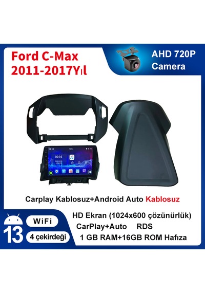 Ford C-max 2011-2017y/kuga 2013-2019y 1gb Ram 16gb Rom Multimedya