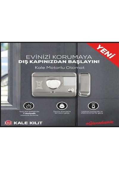 Kale Motorlu Otomat 20 Adt Göstergeç Apartman Hırsızlıklarına Son Motorlu Otomat