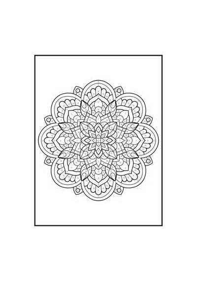 Mandala Boyama Eğitim Seti 4 Süper Kitap