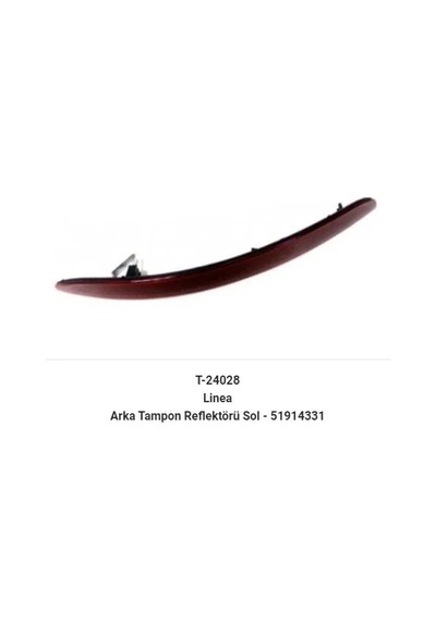 Arka Tampon Reflektörü Sol Fiat Linea