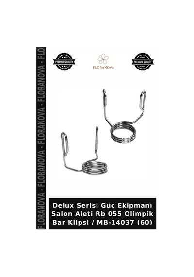 Delux Serisi Güç Ekipmanı Salon Aleti Rb 055 Olimpik Bar Klipsi / Mb-14037 60