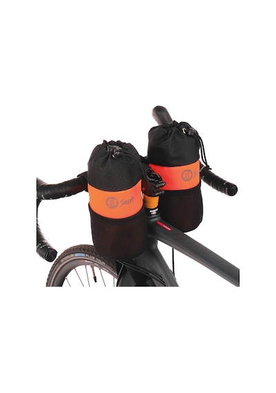 Semçanta - Bikepacking Gidon Suluk ve Malzeme Çantası - Turuncu