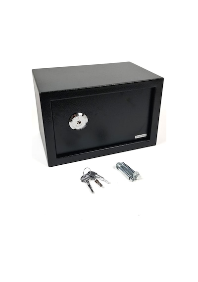 Para Kasası Anahtarlı Çelik Kasa 25X35X25Cm 2 Boy Cf009 25X35X25 - Cf009