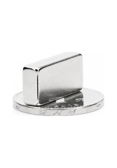 50 Adet 20x10x5 Mm Neodyum Magnet N35 Güçlü Mıknatıs Köşeli Dayanıklı Nikel Kaplama