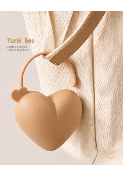 Tgm Baby Tutbi Box Kalpli Emzik Kutusu Açık Kahverengi
