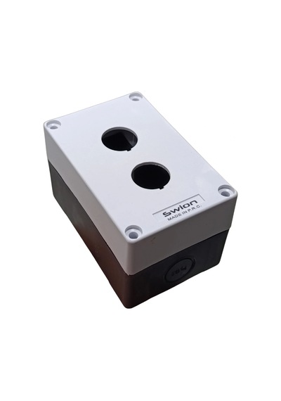 Hj9 22mm Buton Kutusu Gri-siyah İkili