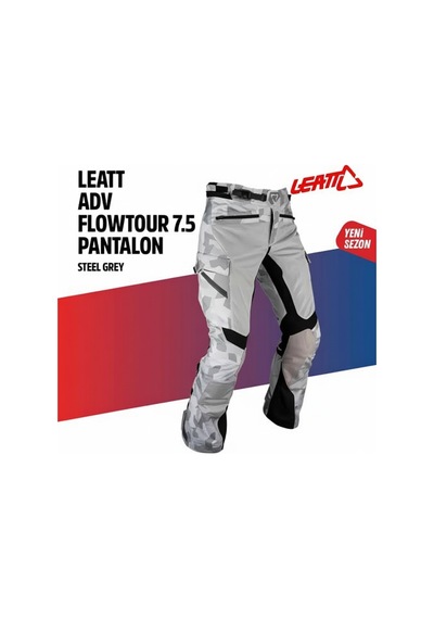 Leatt Adv Flow-tour 7.5 Gri Motosiklet Pantolonu