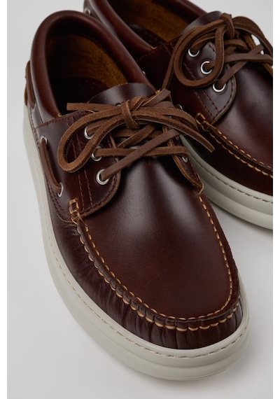 Camper Runner Four Deri Erkek Makosen Ayakkabı K101073-003 Kahverengi