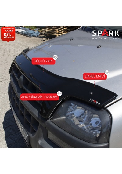 Fiat Doblo 2000-2005 Yıl Aralığı Uyumlu Kaput Rüzgarlığı 3mm