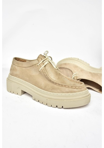 Fox Shoes R294783002 Ten Süet Kadın Ayakkabı 001