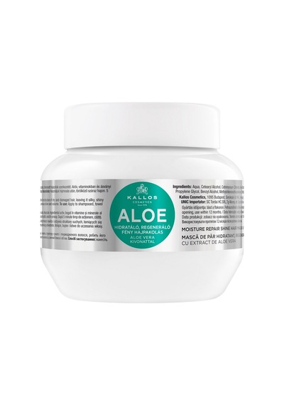 Kallos Cosmetics Aloe Vera Işıltı verici Saç Maskesi 275 ML