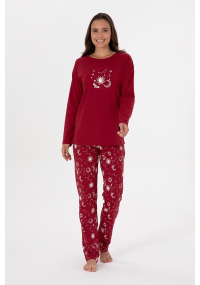 U.s. Polo Assn. Kadın Bordo Pijama Takım 50318919-vr014 Bordo