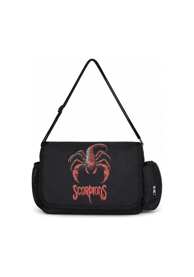 Sevbano Scorpions Rock Metal Müzik Grubu Baskılı Unisex Okul,spor, Ofis Ç Siyah