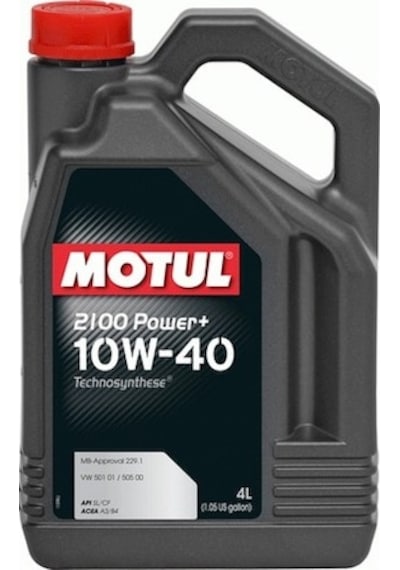 Motul 2100 Power+ 10W-40 Technosynthese Motor Yağı 4 L