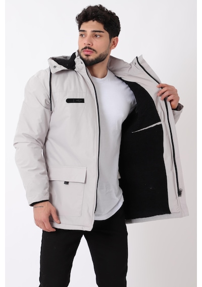 Stilkombin İçi Kürklü Torba Cepli Spor Likra Kumaş Mont Pldp 2988 50410 001
