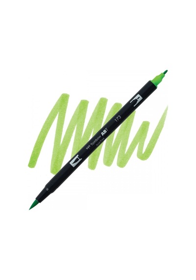 Ab-t Dual Brush Pen Grafik Kalemi - Willow Green