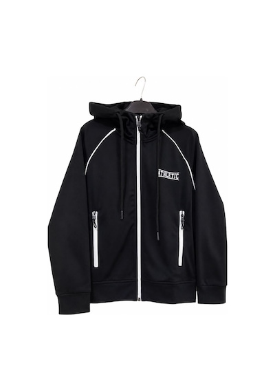 Pina Kids Erkek Çocuk Scuba Atheletic Reglan Kol Kapüşonlu Dalgıç Kumaş Eşofman Takımı Esf7028 siyah