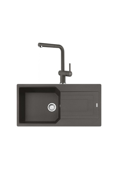 Franke Urban Ubg 611-100 Slate Grey Granit Evye Active Plus Doccia 2.0 Batarya Set Gri