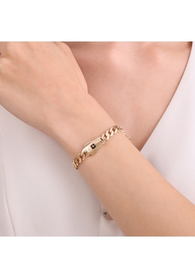 Altınbaş Altınbaş Golden Chain Bileklik Abl0383-y-24737-75mm Çok Renkli