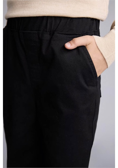 Defacto Gabardin Siyah Erkek Çocuk Pantolon T8850a6/bk81