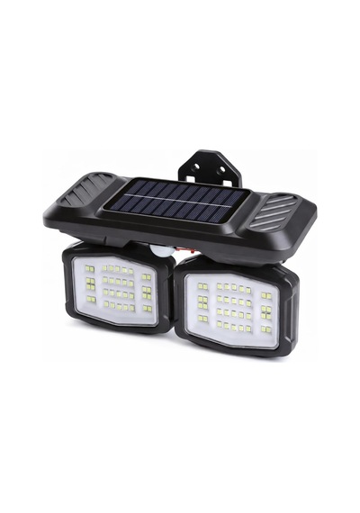 Panter Solar Hareket Sensörlü 72 Smd Beyaz Led Duvar Lambası 800 Lümen, 5w, Çift Başlıklı 120 Ayarlı, Type-c Çok Renkli