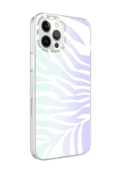 Apple Uyumlu  iPhone 12 Pro Max Kılıf Zore M-Blue Desenli Kılıf