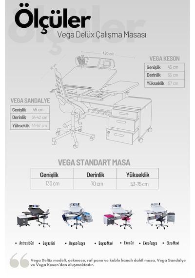 Creo Mobili Yükseklik Ve Eğim Ayarlı, Vega Delüx Bilgisayar Ve Çalışma Masası Takımı Ekru/mavi Gri Creo Mobili Yükseklik Ve Eğim Ayarlı, Vega Delüx Bilgisayar Ve Çalışma Masası Takımı Ekru/mavi Gri
