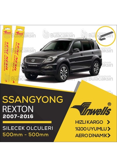 Ssangyong Rexton Muz Silecek Takımı 2007-2016 İnwells N11.3542