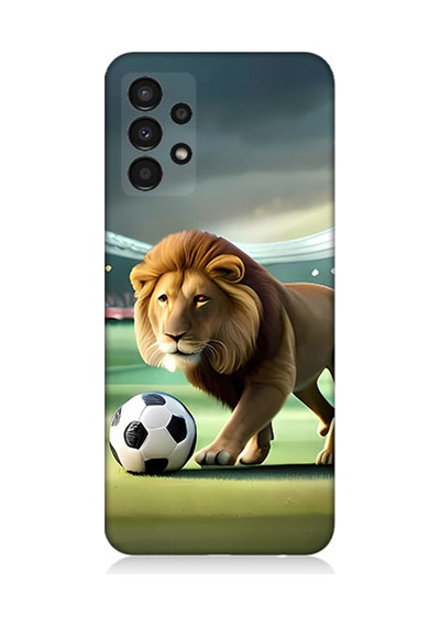 Samsung Galaxy A13 Uyumlu Silikon Kılıf Gol Atan Aslan