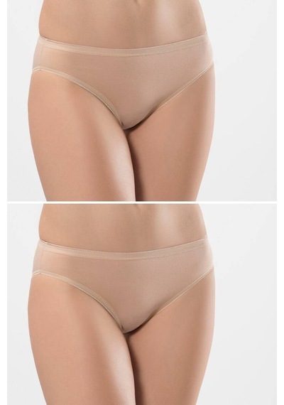 Türen Kadın Biyeli Dikişsiz 2'li Pamuklu Bikini Külot 001