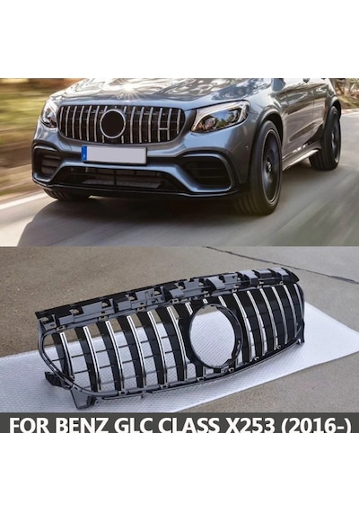 Mercedes Glc Gtr Ön Panjur Izgara Seti Amg 2015+ X253 N11.283