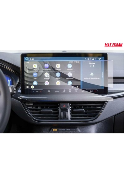 Ford Focus 2023-2024 Navigasyon Ve Multimedya Uyumlu Mat Ekran Koruyucu