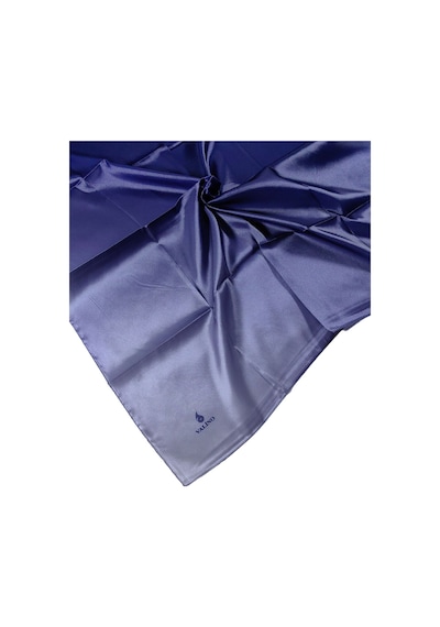 Mim Eşarp Mısırlı Eşarpları Degrade Kristal Sport Bulut Desenli Polyester Eşarp Lacivert - Vizon
