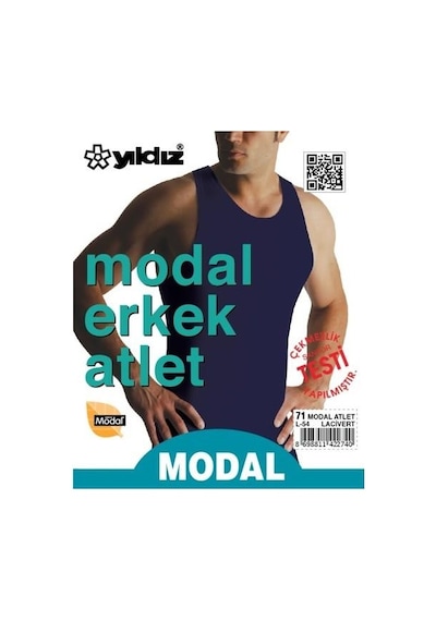 Yıldız Erkek Modal Atlet Renkli