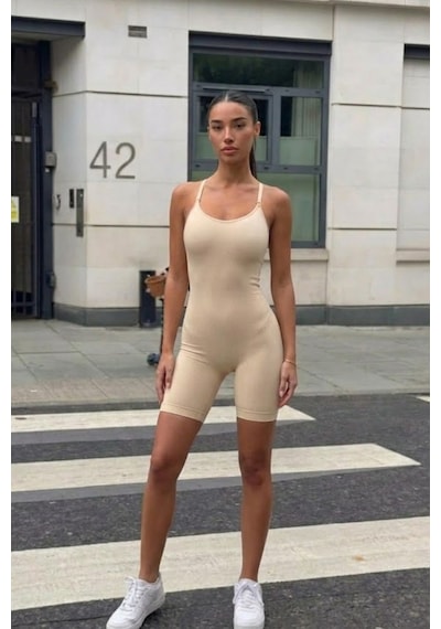 Fit Women Kadın Ten Casual Esnek Body