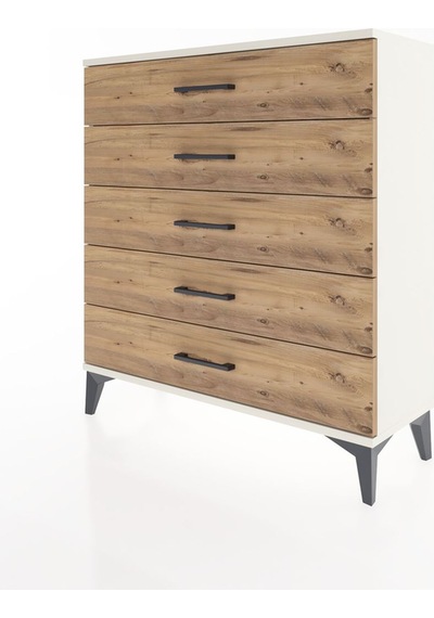 Arges Şifonyer 5 Çekmeceli 88x30x96 Aytaşı-çam Aytaşı