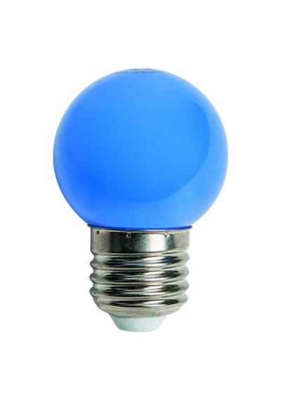 Gece Lambası Ampulü Mini 1w E27 Mavi