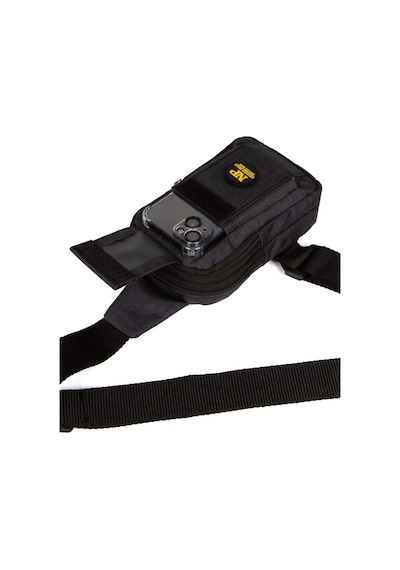 Newish Polo Body Bag Çapraz Göğüs Ve Sırt Çantası Tel Böl-siyh Sr Siyah - Sarı