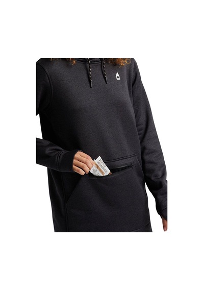 Burton Burton Oak Long Pullover Hoodie Kadın Siyah Sweatshirt 13572 Siyah
