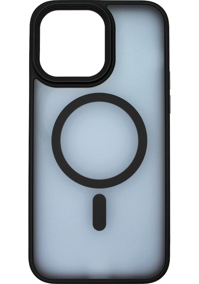 Apple Uyumlu iPhone 14 Pro Max Deep Kılıf Magsafe Şarj Destekli Kamera Korumalı Darbe Önleyici Kılıf Siyah