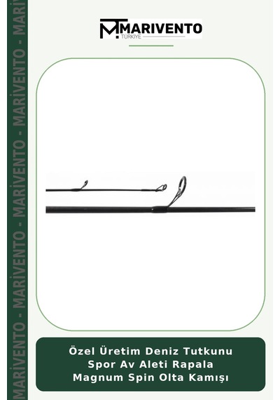 Özel Üretim Deniz Tutkunu Spor Av Aleti Rapala Magnum Spin Olta Kamışı 210cm - 4-12lb