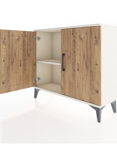 Arges Şifonyer Tek Raflı 2 Kapaklı 88x30x80 Aytaşı-çam Aytaşı